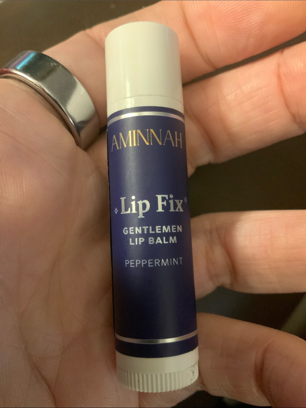 Aminnah Lip Fix Gentlemen Peppermint Lip Balm